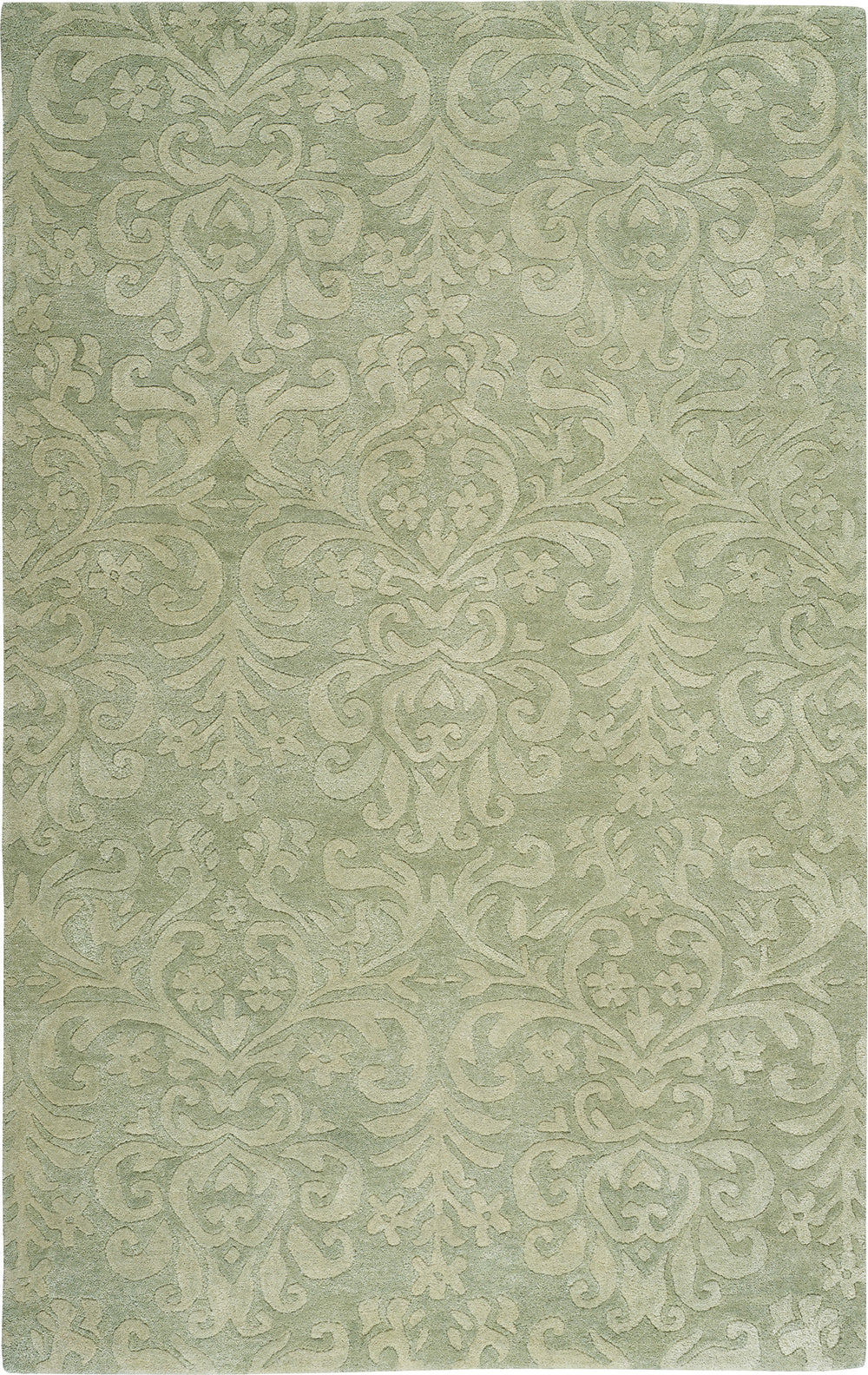 Capel Williamsburg Lace 9225 Celadon Area Rug