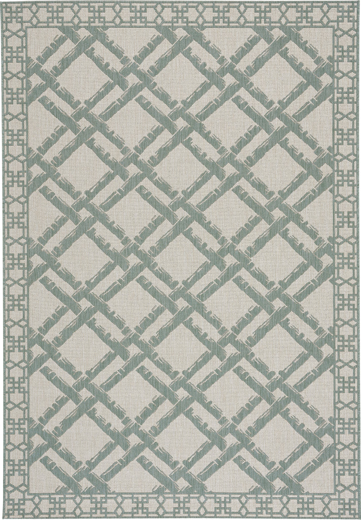 Capel Williamsburg Elsinore-Bamboo Trellis 4724 Resort Blue Area Rug main image