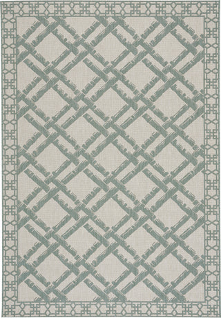 Capel Williamsburg Elsinore-Bamboo Trellis 4724 Resort Blue Area Rug main image