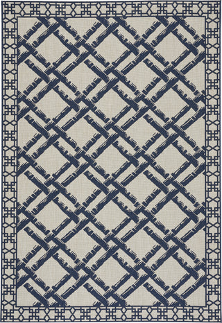 Capel Williamsburg Elsinore-Bamboo Trellis 4724 Midnight Blue Area Rug main image