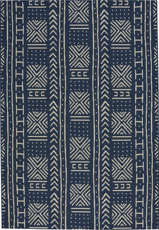 Capel Genevieve Gorder Elsinore-Mali Cloth 4722 Midnight Blue Area Rug main image