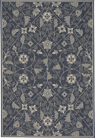 Capel Williamsburg Elsinore-Garden Maze 4699 Med Blue Area Rug main image