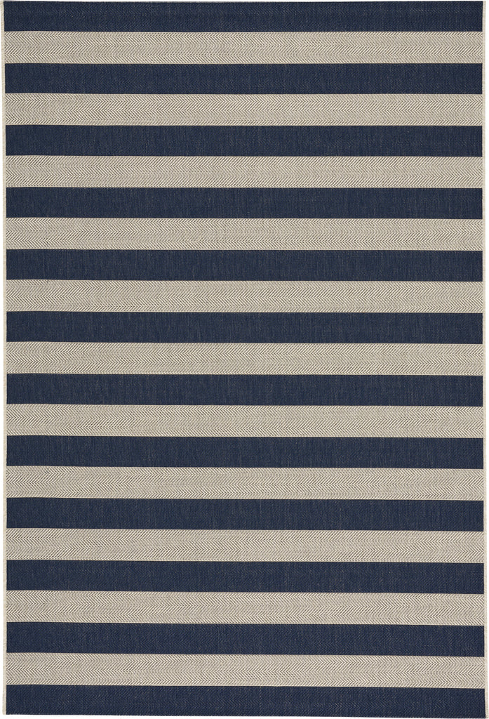 Capel Elsinore-Stripe 4730 Midnight Blue Area Rug main image