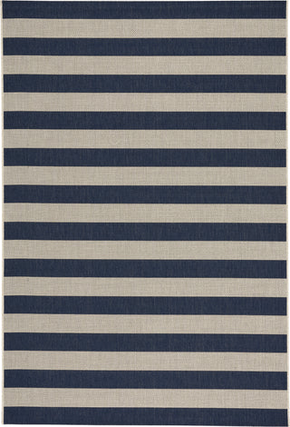 Capel Elsinore-Stripe 4730 Midnight Blue Area Rug main image