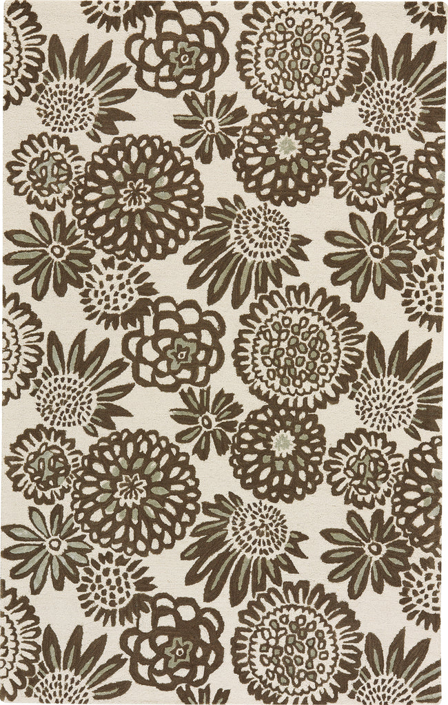 Capel Genevieve Gorder Pompon 9199 Cocoa Area Rug main image