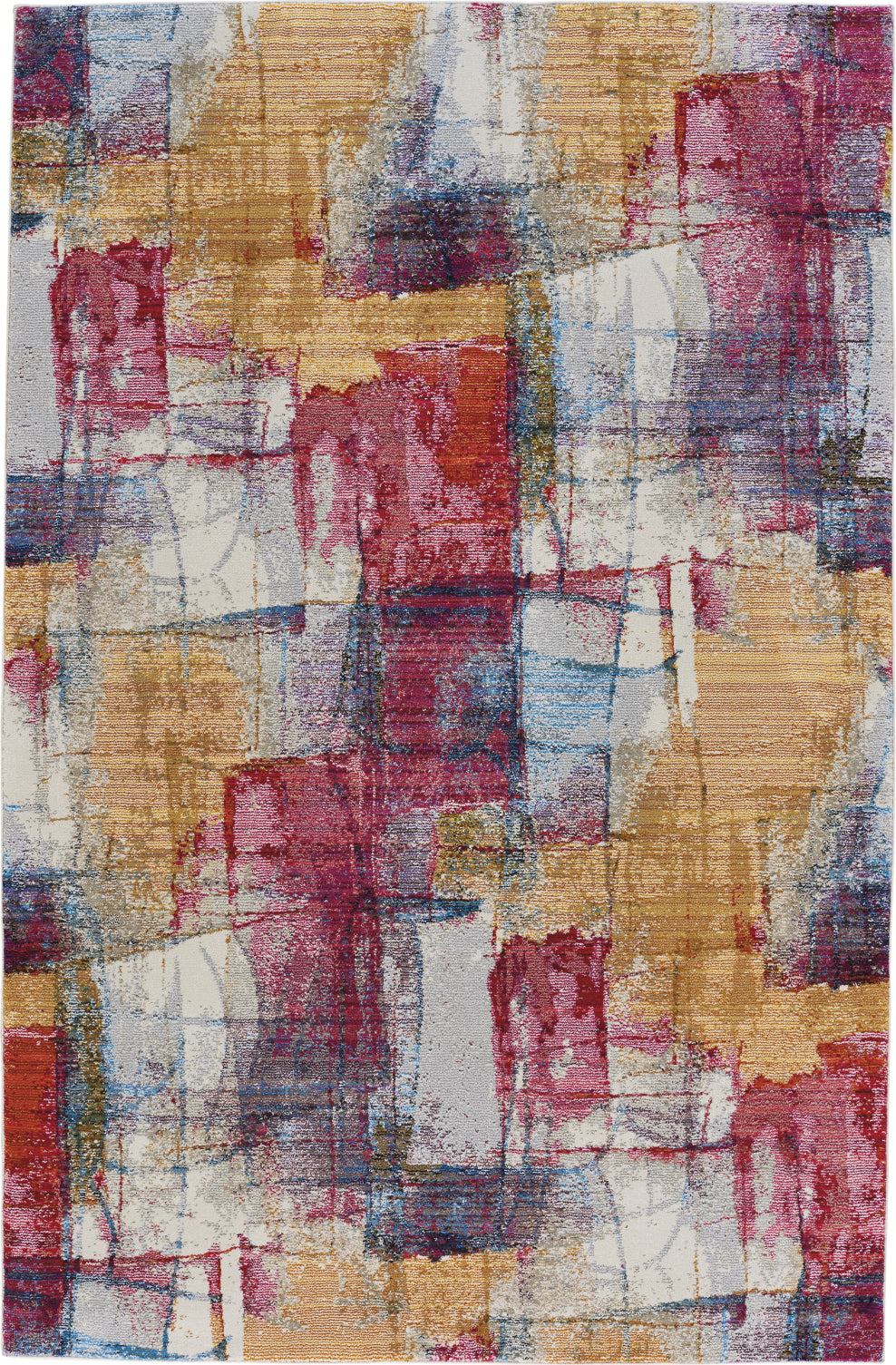 Capel Flame-Canvas 3812 Ruby Area Rug main image