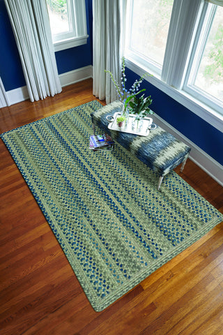 Capel Melange 0226 Blue Beige Area Rug Custom Runner