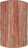Capel Ocracoke 0425 Pink 525 Area Rug Scalloped
