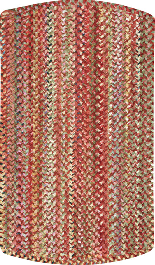 Capel Ocracoke 0425 Pink 525 Area Rug Scalloped