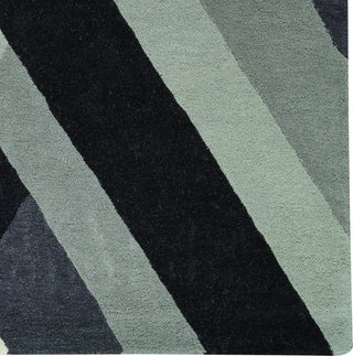 Capel Genevieve Gorder Crossroads 2592 Gray Area Rug Rectangle/Vertical Stripe Rectangle