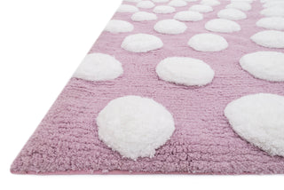 Loloi Lola Shag LL-02 Lilac / White Area Rug 