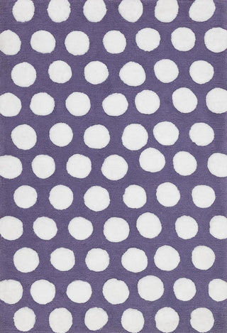 Loloi Lola Shag LL-02 Plum / White Area Rug main image