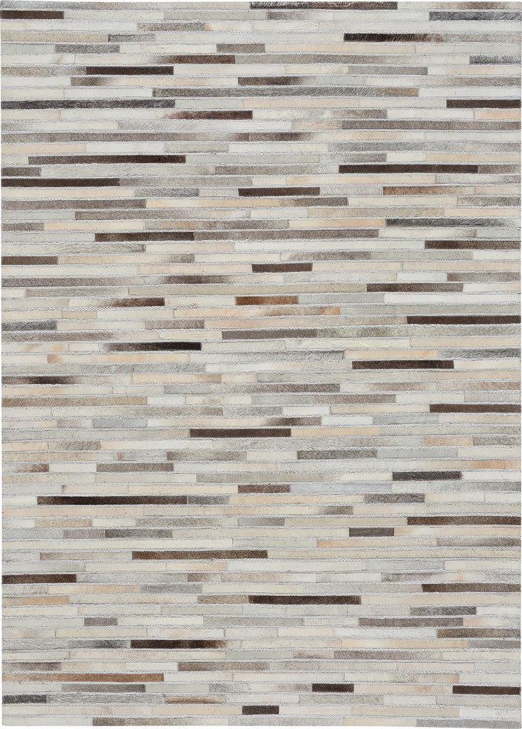 Capel Butte-Braided Stripe 3677 Ash Multi Area Rug main image