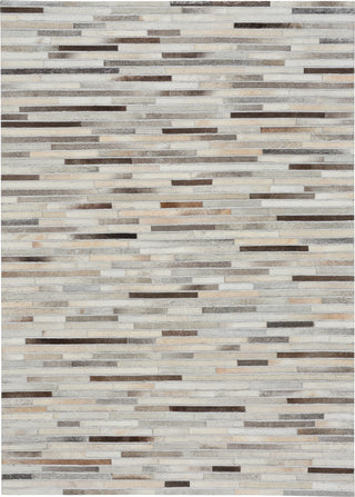 Capel Butte-Braided Stripe 3677 Ash Multi Area Rug main image