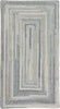 Capel Alliance 0225 Dove Gray Area Rug Concentric Rectangle