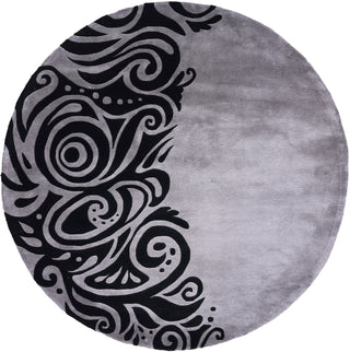 Momeni New Wave NW-88 Grey Area Rug Close up