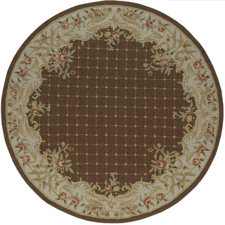 Momeni Veranda VR-06 Brown Area Rug Close up