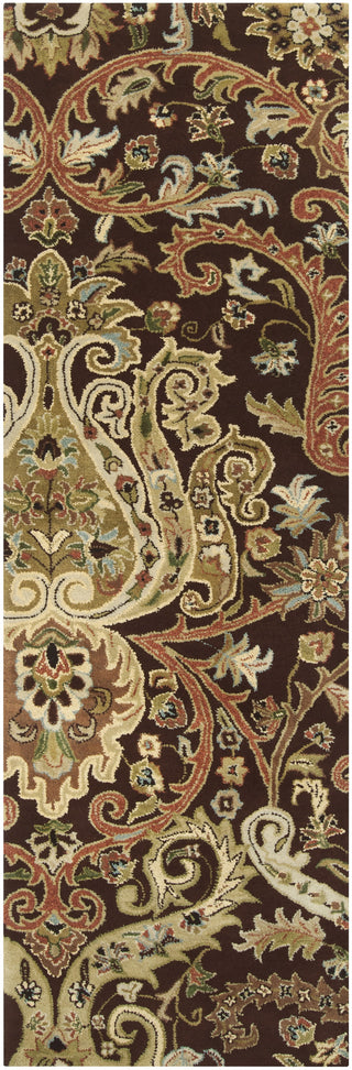 Surya Ancient Treasures A-141 Chocolate Area Rug 2'6'' X 8' Runner