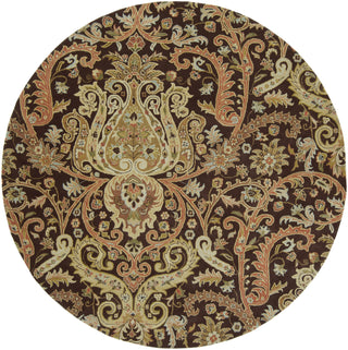 Surya Ancient Treasures A-141 Chocolate Area Rug 8' Round