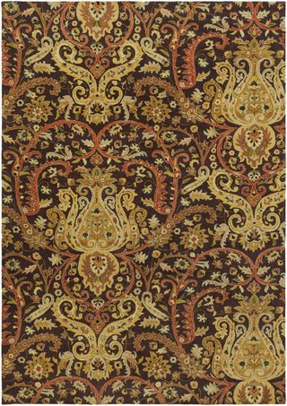 Surya Ancient Treasures A-141 Chocolate Area Rug 9' X 13'