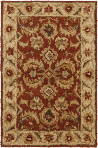 Surya Ancient Treasures A-147 Burgundy Area Rug 2' X 3'