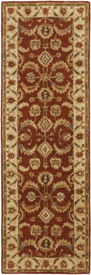 Surya Ancient Treasures A-147 Burgundy Area Rug 2'6'' X 8' Runner