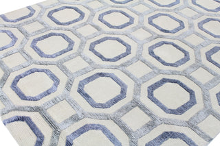 Bashian Tribeca A148-WV107 Ivory/Blue Area Rug Alternate Shot