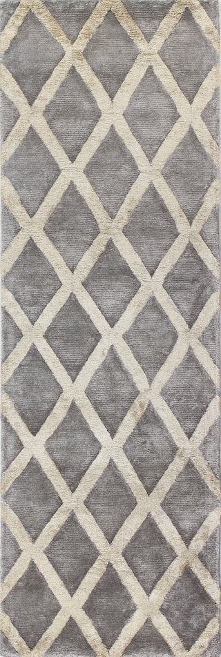 Bashian Tribeca A148-WV108 Pewter Area Rug Runner