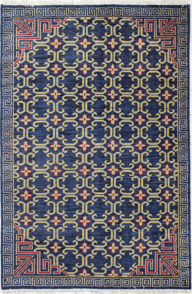 Bashian Artifact A154-AR106 Navy Area Rug