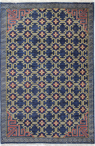 Bashian Artifact A154-AR106 Navy Area Rug