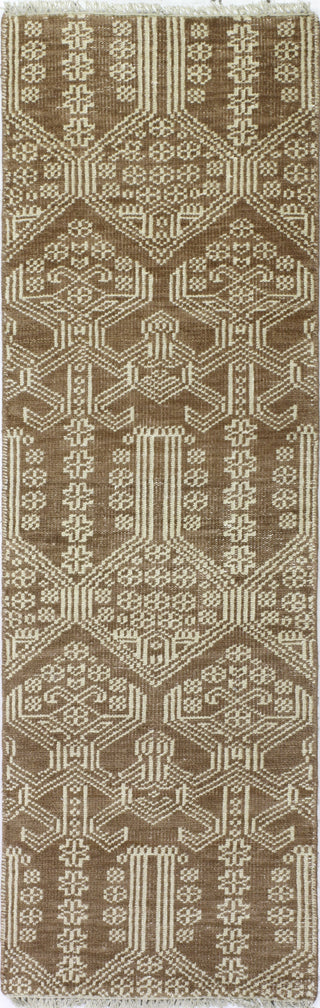 Bashian Artifact A154-AR108 Rust Area Rug Runner