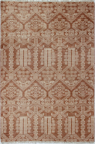 Bashian Artifact A154-AR108 Rust Area Rug