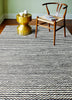 Bashian Natural A159-BN401 Charcoal Area Rug Room Scene Feature