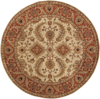 Surya Ancient Treasures A-160 Beige Area Rug 8' Round