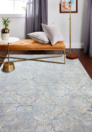 Bashian Amalfi A160-PRS106 Light Blue Area Rug