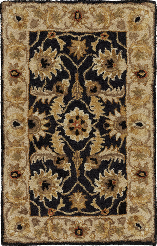 Surya Ancient Treasures A-171 Black Area Rug 2' x 3'