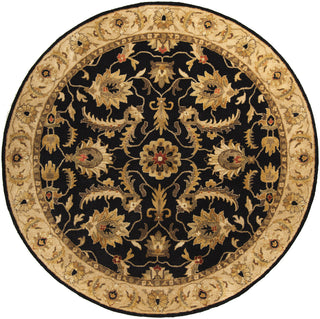 Surya Ancient Treasures A-171 Black Area Rug 8' Round