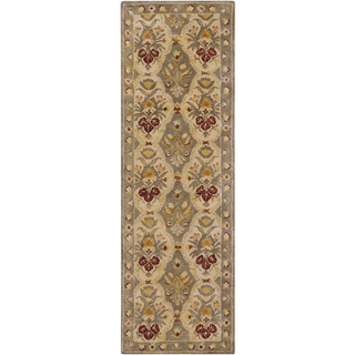 Surya Ancient Treasures A-174 Grey Area Rug 2'6'' X 8' Runner