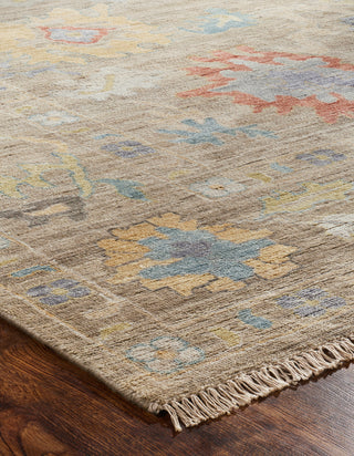 Ancient Boundaries Aquilla AQU-01 Weathered Walnut/Multi Area Rug Corner Image