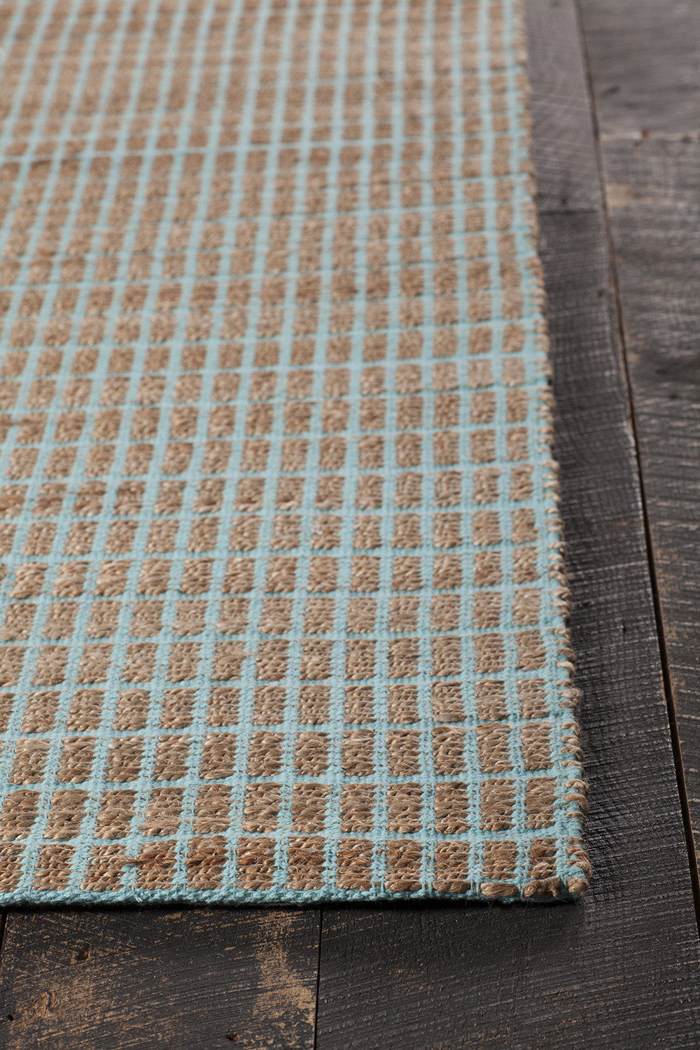 Chandra Abacus ABA-37500 Area Rug Corner Shot Feature
