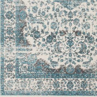 Surya Aberdine ABE-8005 Aqua Machine Woven Area Rug Sample Swatch