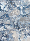 Surya Aberdine ABE-8029 Bright Blue Navy Medium Gray Pale Cream Black Area Rug Main Image 8 X 10