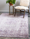 Unique Loom Aberdeen T-CHFD1 Violet Area Rug Rectangle Lifestyle Image