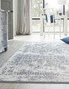 Unique Loom Aberdeen T-CHFD2 Blue Area Rug Rectangle Lifestyle Image