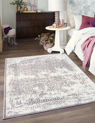 Unique Loom Aberdeen T-CHFD2 Violet Area Rug Rectangle Lifestyle Image