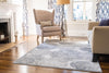 Unique Loom Aberdeen T-CHFD3 Gray Area Rug Rectangle Lifestyle Image