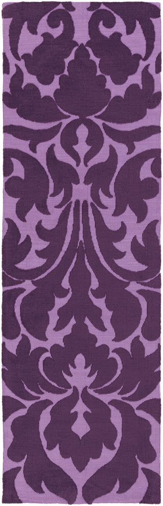 Surya Abigail ABI-9007 Eggplant Area Rug 2'6'' x 8' Runner