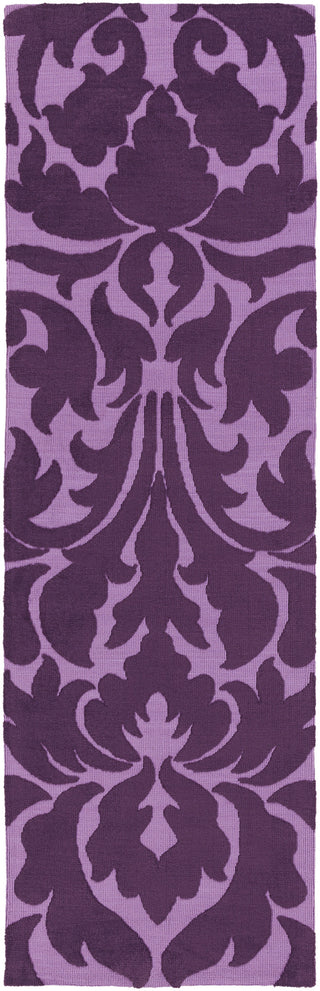 Surya Abigail ABI-9007 Eggplant Area Rug 2'6'' X 8' Runner