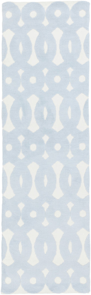 Surya Abigail ABI-9009 Sky Blue Area Rug 2'6'' x 8' Runner