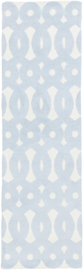 Surya Abigail ABI-9009 Sky Blue Area Rug 2'6'' X 8' Runner